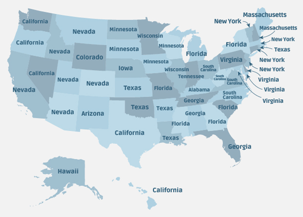 us states by tourism revenue