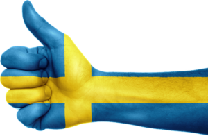 Sweden thumbs up