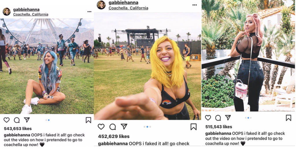 Instagram Influencer Reveals How She Faked Being at Coachella Music