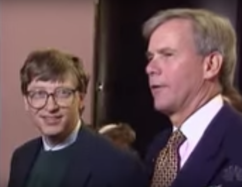 Bill Gates and Tom Brokaw