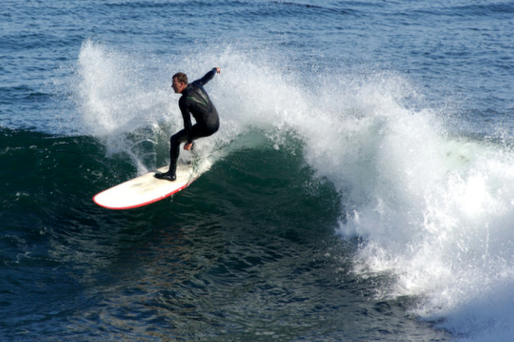 Surfer, Santa Cruz