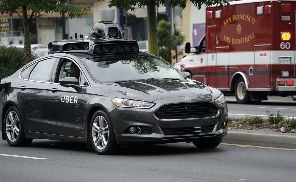 Uber self-driving car